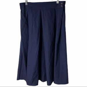 Banana Republic Factory Navy Midi Skirt